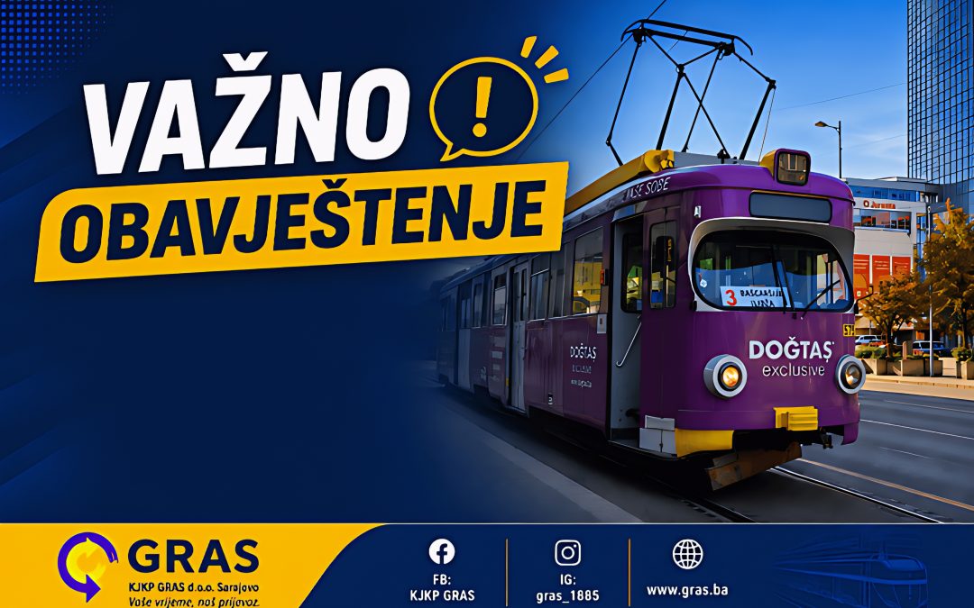 Saopštenje po pitanju kvara na tramvaju 14.07.2026.